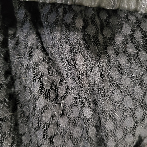 Coldwater Creek Black Netting skirt - Picture 4 of 8